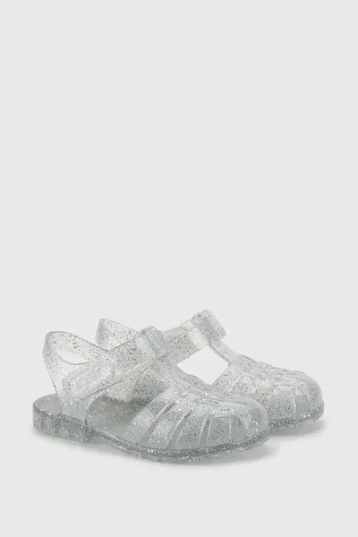 Clasica Cristal Çocuk Sandaleti TR.Trans. Multı Glitter - 34