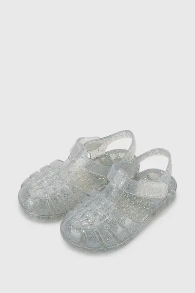 Clasica Cristal Çocuk Sandaleti TR.Trans. Multı Glitter - 34