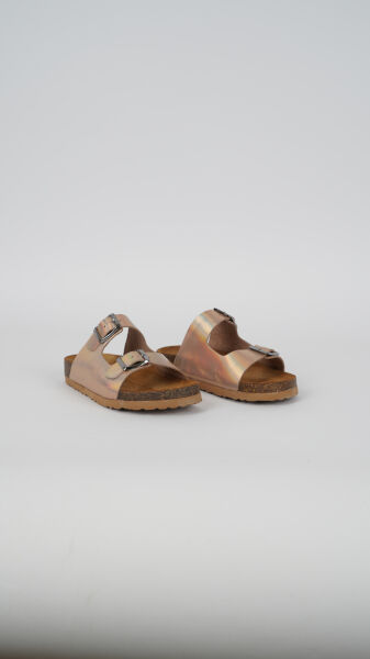 AN-312 Hakiki Deri Mantar Taban Anatomik Terlik P.F.G. ROSE - 31